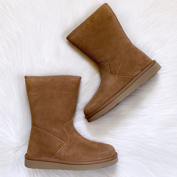 UGG Celvin Chestnut Suede Boots - Picture 2 of 8